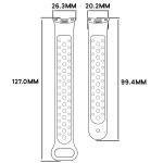 Curea Bizon Octo compatibila cu Xiaomi Redmi Watch 6 / 5 / 4, Galben / Negru 3 - lerato.ro