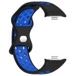 Curea Bizon Octo compatibila cu Xiaomi Redmi Watch 6 / 5 / 4, Negru / Albastru 5 - lerato.ro