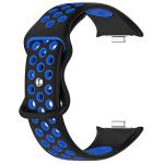 Curea Bizon Octo compatibila cu Xiaomi Redmi Watch 6 / 5 / 4, Negru / Albastru 6 - lerato.ro