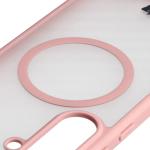 Carcasa Bizon MatteO cu MagSafe compatibila cu Samsung Galaxy S26 FE / S25 FE, Roz 4 - lerato.ro