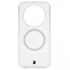 Huse si carcase Honor Magic 8 Lite, Carcasa Bizon CrystalO cu MagSafe compatibila cu Honor Magic 8 Lite, Transparent, lerato.ro