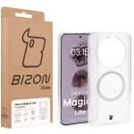 Carcasa Bizon CrystalO cu MagSafe compatibila cu Honor Magic 8 Lite, Transparent 8 - lerato.ro