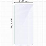Set 2 folii protectie Bizon Eplikator Hybrid Mule compatibile cu Motorola Moto G86 Power 5G, Transparent 3 - lerato.ro