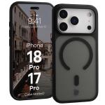 Husa Bizon MatteO cu MagSafe compatibila cu iPhone 18 Pro / 17 Pro, Negru 3 - lerato.ro
