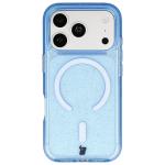 Husa Bizon SparklO cu MagSafe compatibila cu iPhone 18 Pro / 17 Pro, Glitter Blue 2 - lerato.ro
