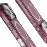 Husa Bizon SparklO cu MagSafe compatibila cu iPhone 18 Pro / 17 Pro, Glitter Burgundy 5 - lerato.ro
