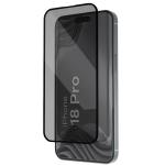 Set 2 folii sticla securizata Bizon Glass Aplikator Shadow Privacy, Kit montare inclus, compatibile cu iPhone 18 Pro, Negru 4 - lerato.ro