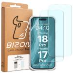 Kit protectie 3 in 1 BizonMobile Clear Pack, Carcasa Bizon Salpa si 2 folii sticla Bizon Glass Clear, compatibil cu iPhone 18 Pro / 17 Pro, Transparent 10 - lerato.ro