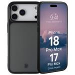 Husa Bizon Angelo compatibila cu iPhone 18 Pro Max / 17 Pro Max, Transparent / Negru 3 - lerato.ro