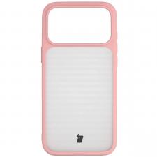 Huse si carcase iPhone 18 Pro Max, Husa Bizon Angelo compatibila cu iPhone 18 Pro Max / 17 Pro Max, Transparent / Roz, lerato.ro