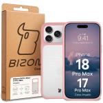 Husa Bizon Angelo compatibila cu iPhone 18 Pro Max / 17 Pro Max, Transparent / Roz 7 - lerato.ro