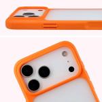 Husa Bizon Angelo compatibila cu iPhone 18 Pro Max / 17 Pro Max, Transparent / Portocaliu 4 - lerato.ro