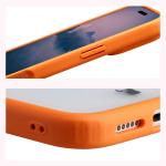 Husa Bizon Angelo compatibila cu iPhone 18 Pro Max / 17 Pro Max, Transparent / Portocaliu 5 - lerato.ro