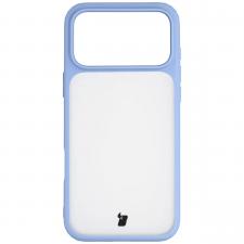 Huse si carcase iPhone 18 Pro Max, Husa Bizon Angelo compatibila cu iPhone 18 Pro Max / 17 Pro Max, Clear / Light Blue, lerato.ro