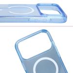 Husa Bizon SparklO cu MagSafe compatibila cu iPhone 18 Pro Max / 17 Pro Max, Glitter Blue 6 - lerato.ro