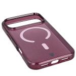 Husa Bizon SparklO cu MagSafe compatibila cu iPhone 18 Pro Max / 17 Pro Max, Glitter Burgundy 4 - lerato.ro
