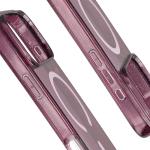 Husa Bizon SparklO cu MagSafe compatibila cu iPhone 18 Pro Max / 17 Pro Max, Glitter Burgundy 5 - lerato.ro