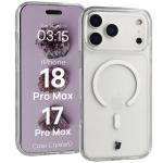 Husa Bizon CrystalO cu MagSafe compatibila cu iPhone 18 Pro Max / 17 Pro Max, Transparent 3 - lerato.ro