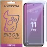 Set 2 folii protectie Bizon Hybrid Mule Duo compatibile cu Google Pixel 11 Pro, Transparent 2 - lerato.ro