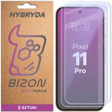 Folii protectie telefoane Google, Set 2 folii protectie Bizon Hybrid Mule Duo compatibile cu Google Pixel 11 Pro, Transparent, lerato.ro