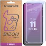 Set 2 folii protectie Bizon Hybrid Mule Duo compatibile cu Google Pixel 11 Pro XL, Transparent 2 - lerato.ro