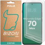 Set 2 folii protectie Bizon Film Hydrogel compatibile cu Motorola Edge 70 Max, Transparent 2 - lerato.ro