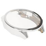 Carcasa cu protectie ecran BizonMobile Felipe compatibila cu OnePlus Watch 3 / Oppo Watch X2, Silver 6 - lerato.ro