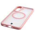 Kit protectie 2 in 1 BizonMobile, Carcasa Bizon MatteO si Folie sticla securizata Bizon Glass Edge, compatibil cu Samsung Galaxy A37 5G / A36 5G, Roz 8 - lerato.ro