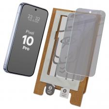 Folii protectie telefoane Google, Set 2 folii protectie Bizon Eplikator Hybrid Shadow Privacy compatibile cu Google Pixel 10 Pro, Negru, lerato.ro