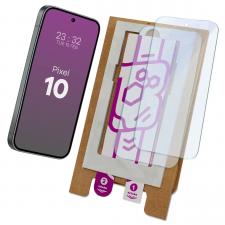 Folii protectie telefoane Google, Set 2 folii protectie Bizon Eplikator Hybrid Mule compatibile cu Google Pixel 10, Transparent, lerato.ro
