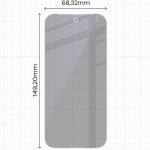 Set 2 folii protectie Bizon Eplikator Hybrid Shadow Privacy compatibile cu Google Pixel 10, Negru 3 - lerato.ro