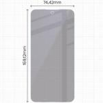 Set 2 folii protectie Bizon Eplikator Hybrid Shadow Privacy compatibile cu Samsung Galaxy A37 5G, Negru 3 - lerato.ro