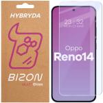 Folie sticla hibrid Bizon Glass Mule compatibila cu Oppo Reno 14, Transparent 2 - lerato.ro