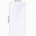 Folie sticla hibrid Bizon Glass Mule compatibila cu Oppo Reno 14, Transparent 3 - lerato.ro