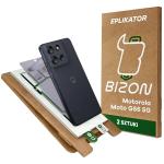 Set 2 folii protectie Bizon Eplikator Hybrid Shadow Privacy compatibile cu Motorola Moto G56 5G, Negru 2 - lerato.ro