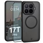 Kit protectie 2 in 1 BizonMobile, Carcasa Bizon MatteO si Folie sticla securizata Bizon Glass Edge, compatibil cu Xiaomi 17T Pro, Negru 2 - lerato.ro