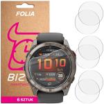 Set 6 folii protectie Bizon Watch HydroFlex compatibile cu Garmin Fenix 8 AMOLED 51mm, Transparent 2 - lerato.ro