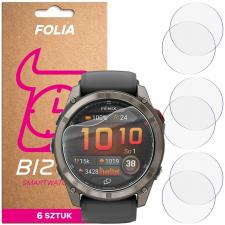 Accesorii Garmin, Set 6 folii protectie Bizon Watch HydroFlex compatibile cu Garmin Fenix 8 AMOLED 51mm, Transparent, lerato.ro