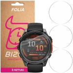 Set 3 folii protectie Bizon Watch HydroFlex compatibile cu Garmin Fenix 8 AMOLED 47mm, Transparent 2 - lerato.ro
