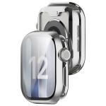 Carcasa cu protectie ecran BizonMobile Felipe compatibila cu Apple Watch 12 (46 mm), Silver 8 - lerato.ro