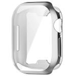 Carcasa cu protectie ecran BizonMobile Felipe compatibila cu Apple Watch 12 (46 mm), Silver 4 - lerato.ro