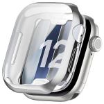 Carcasa cu protectie ecran BizonMobile Felipe compatibila cu Apple Watch 12 (46 mm), Silver 2 - lerato.ro