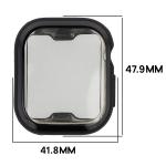 Carcasa cu protectie ecran BizonMobile Felipe compatibila cu Apple Watch 12 (46 mm), Negru 3 - lerato.ro