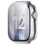 Carcasa cu protectie ecran BizonMobile Felipe compatibila cu Apple Watch 12 (42 mm), Silver 9 - lerato.ro