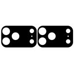Set de 2 protectii camera foto Bizon Glass Lens compatibile cu iPhone 18 Pro, Negru 4 - lerato.ro