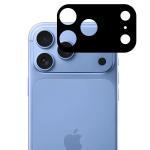 Set de 2 protectii camera foto Bizon Glass Lens compatibile cu iPhone 18 Pro, Negru 6 - lerato.ro