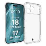 Kit protectie 3 in 1 BizonMobile Clear Pack, Carcasa Bizon Salpa si 2 folii sticla Bizon Glass Clear, compatibil cu iPhone 18 Pro Max / 17 Pro Max, Transparent 4 - lerato.ro