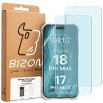 Kit protectie 3 in 1 BizonMobile Clear Pack, Carcasa Bizon Salpa si 2 folii sticla Bizon Glass Clear, compatibil cu iPhone 18 Pro Max / 17 Pro Max, Transparent 10 - lerato.ro