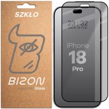 Folie sticla securizata Bizon Glass Edge Shadow Privacy compatibila cu iPhone 18 Pro, Negru