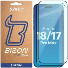 Folii iPhone 18 Pro Max, Folie sticla securizata Bizon Glass Edge compatibila cu iPhone 18 Pro Max / 17 Pro Max, Negru, lerato.ro